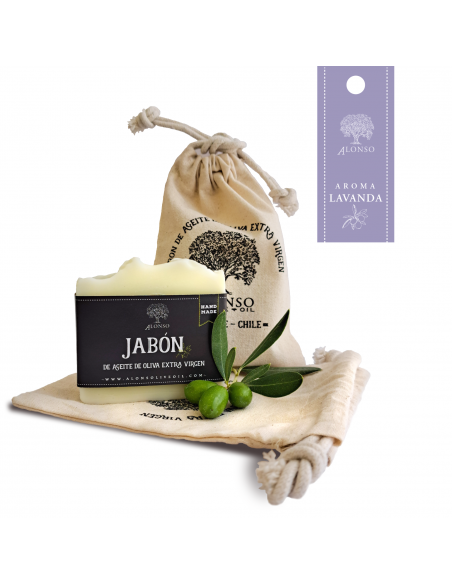 Jabón de Aceite de Oliva y Lavanda 120 gr