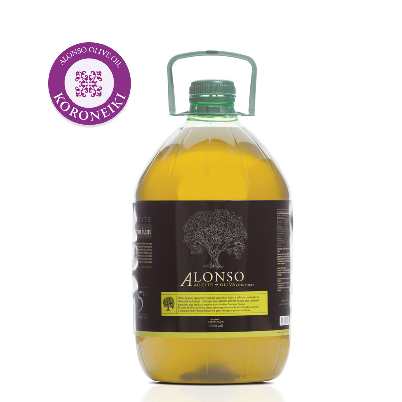 Aceite de Oliva Koroneiki  5 Lt. Alonso Olive Oil Cosecha 2023