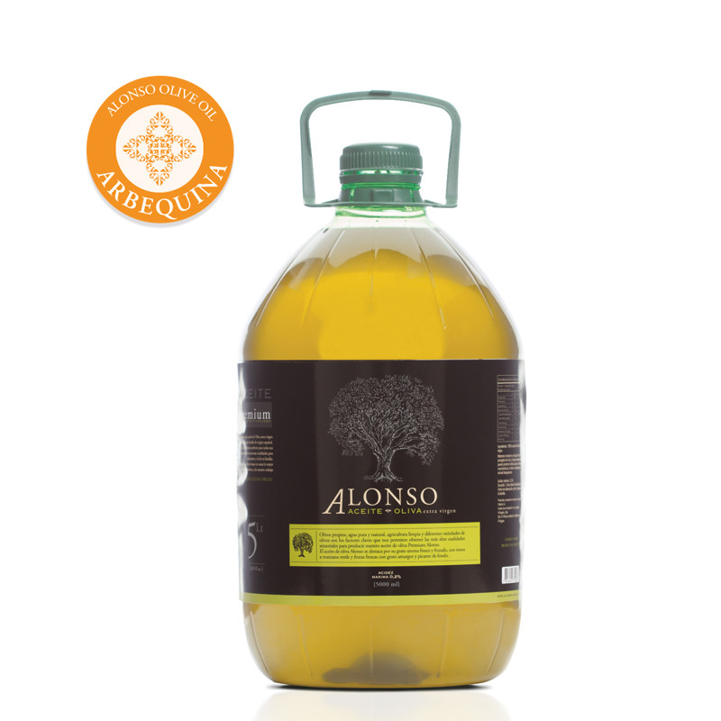 Aceite de Oliva Arbequina 5 Lt. Alonso Olive Oil Cosecha 2023