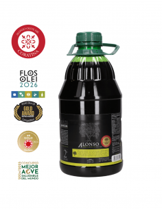 Aceite de Oliva Alonso Coratina 2 Lt. Cosecha 2025