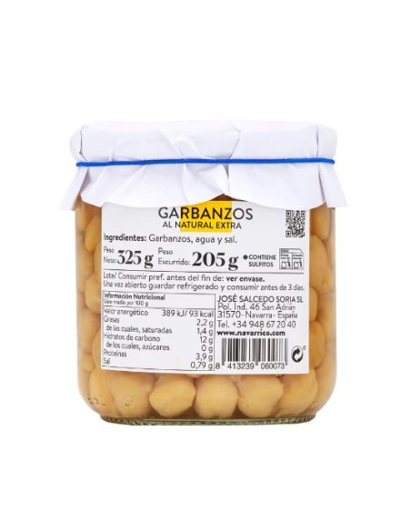 Navarrico Garbanzos 350 ML