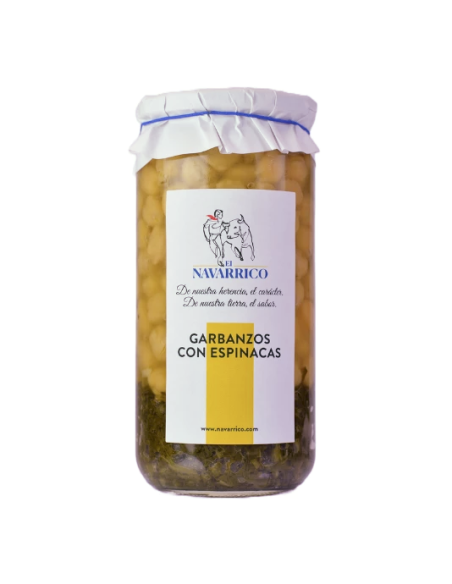 Navarrico Garbanzos con Espinaca 720ML