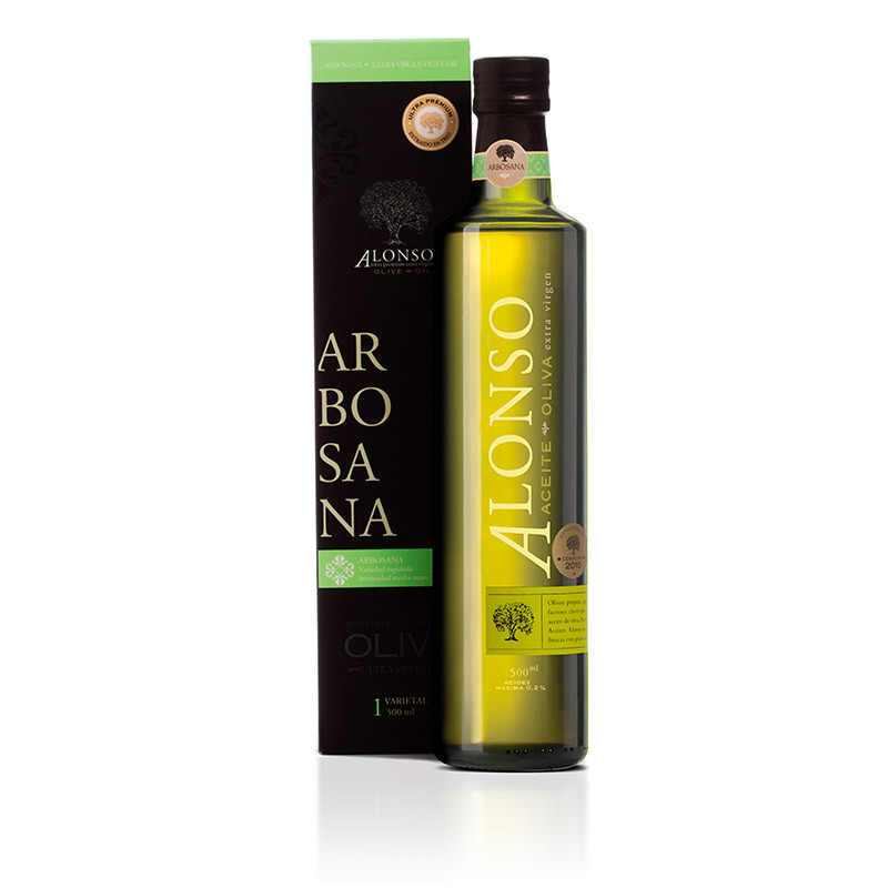 Aceite de Oliva Arbosana 500 mL Alonso Olive Oil Cosecha 2023