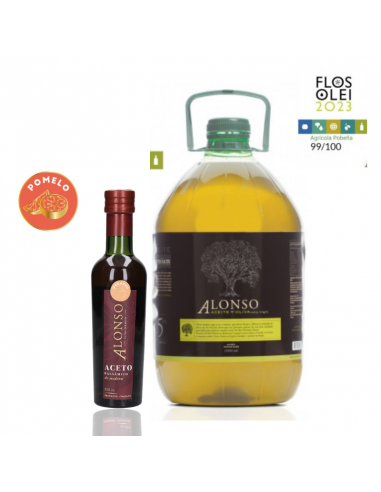 Aceite de Oliva Blend 5lts + Aceto Balsámico Pomelo 250 mL