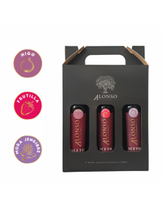 Pack Acetos Saborizados Higo Frutilla Mora